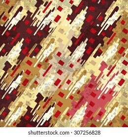 geometric and abstract objects colored background