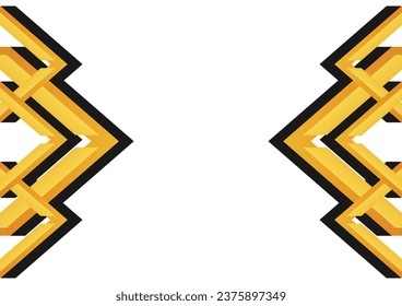 geometric abstract on white background