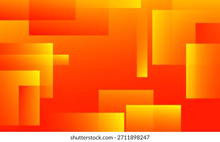 Fundo laranja abstrato geométrico. Vetor Eps10