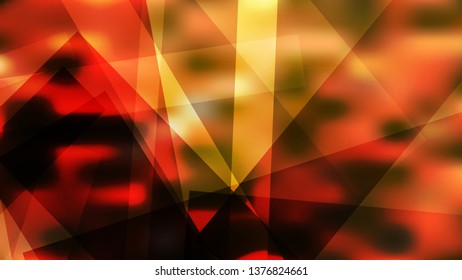 Geometric Abstract Orange and Black Background Vector