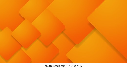 Geometric abstract orange vector background