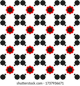 Geometric abstract ornamental vector pattern. Seamless design