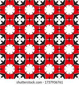 Geometric abstract ornamental vector pattern. Seamless design