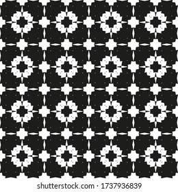 Geometric abstract ornamental vector pattern. Seamless design
