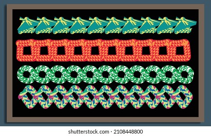 Geometric abstract pattern for background