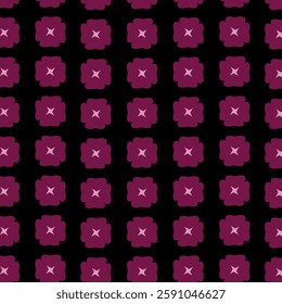 Geometric abstract pattern and black background