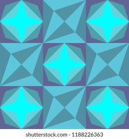 Geometric abstract pattern with colorful ornament. Vector illustration trendy for wallpaper and fashion textile ready for print.