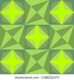Geometric abstract pattern with colorful ornament. Vector illustration trendy for wallpaper and fashion textile ready for print.
