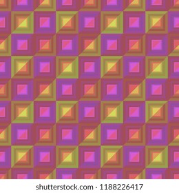 Geometric abstract pattern with colorful ornament. Vector illustration trendy for wallpaper and fashion textile ready for print.