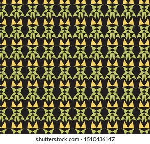 Geometric abstract pattern design for textile and fantasy modern background