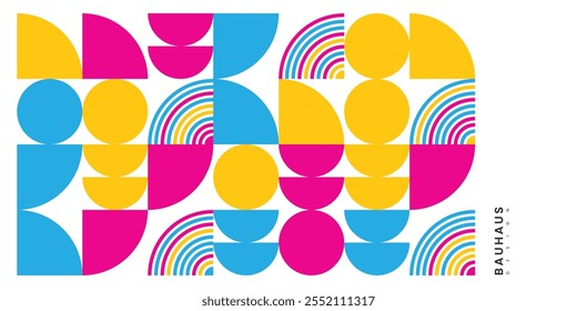 Geometric abstract pattern design vector illustration