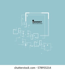 Geometric abstract pattern design for vector background.