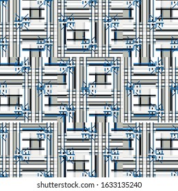 geometric abstract pattern in ethnic style graffiti style in a beautiful bright color for your design