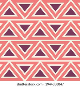 Geometric abstract pattern fabric design 