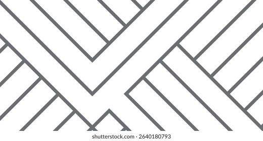 Geometric abstract pattern with gray lines on a white background representing modern design and aesthetic simplicity for creative applications