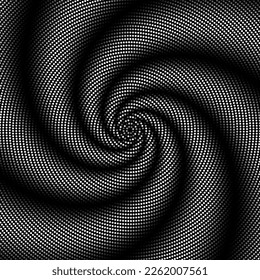 Geometric abstract pattern. Halftone small dots pattern.