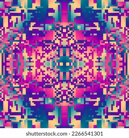 Geometric abstract pattern. Halftone small dots pattern.