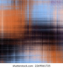 Geometric abstract pattern. Halftone small dots pattern.