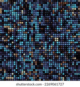 Geometric abstract pattern. Halftone small dots pattern.