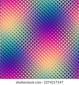 Geometric abstract pattern. Halftone small dots pattern.