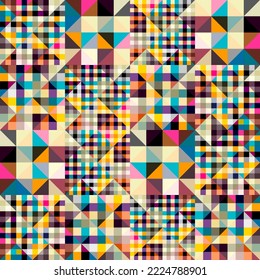 Geometric abstract pattern. Intersection style
