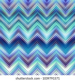 Geometric abstract pattern in low poly pixel art style. Polka dot pattern on low poly background. Chevron pattern. Vector image.