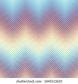 Geometric abstract pattern in low poly pixel art style. Polka dot pattern on low poly background. Chevron pattern. Vector image.