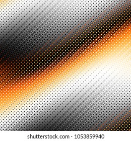 Geometric abstract pattern in low poly pixel art style. Polka dot pattern on low poly background. Diagonal strips. Vector image.