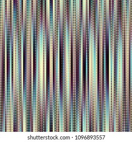 Geometric abstract pattern in low poly pixel art style. Polka dot pattern on low poly background. Vertical strips. Vector image.