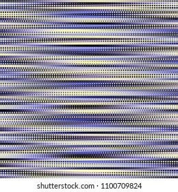 Geometric abstract pattern in low poly pixel art style. Polka dot pattern on low poly background. Vector image. Horizontal lines.