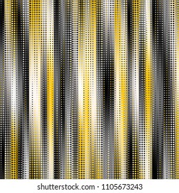 Geometric abstract pattern in low poly pixel art style. Polka dot pattern on low poly background. Vertical strips. Vector image.