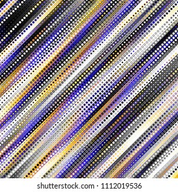 Geometric abstract pattern in low poly pixel art style. Polka dot pattern on low poly background. Diagonal lines. Vector image.