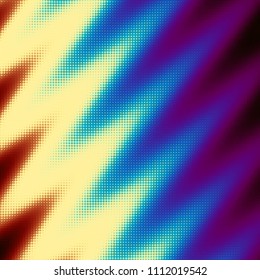 Geometric abstract pattern in low poly halftone style. Diagonal lines. Vector image.