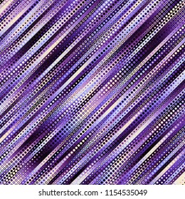 Geometric abstract pattern in low poly pixel art style. Polka dot pattern on low poly background. Diagonal lines. Vector image.