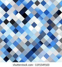 Geometric abstract pattern in low poly pixel art style. Seamless lowpoly background. Vector image.