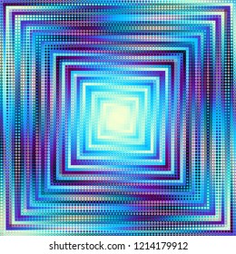 Geometric abstract pattern in low poly pixel art style. Polka dot pattern on low poly background. Vector image.