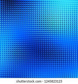 Geometric abstract pattern in low poly style. Effect of a glass. Small triangles. Vector image.