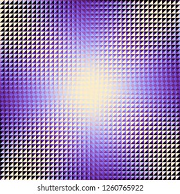 Geometric abstract pattern in low poly style. Effect of a glass. Small triangles. Vector image.