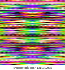 Geometric abstract pattern in low poly pixel art style. Polka dot pattern on low poly background. Seamless vector image.