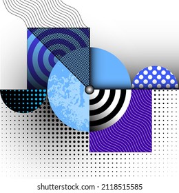 Geometric abstract pattern in low poly style.