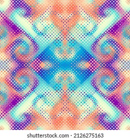 Patrón geométrico abstracto en bajo estilo de poli.