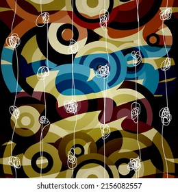 Geometric abstract pattern in low poly style.