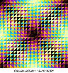 Geometric abstract pattern in low poly style.
