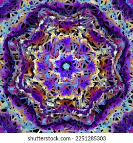 Geometric abstract pattern in low poly style.