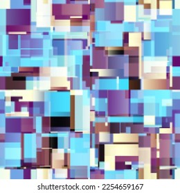 Geometric abstract pattern in low poly style. Seamless image