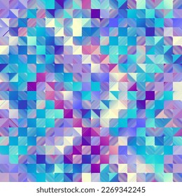 Geometric abstract pattern in low poly style. Seamless image