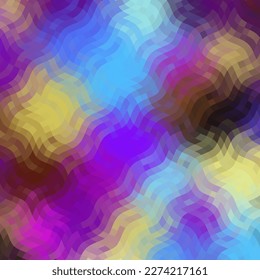 Motif géométrique abstrait dans un style low-poly.