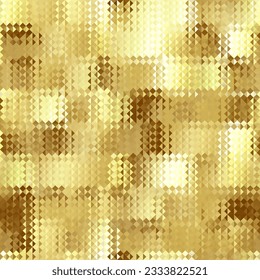 Geometric abstract pattern in low poly style. Triangles shapes texture. with glass effect. Vector image.