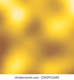 Geometric abstract pattern in low poly style. Gold background
