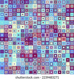 Geometric abstract pattern moire overlay style. Abstract square texture